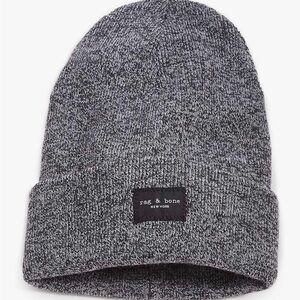Rag & Bone Charcoal Knit Beanie